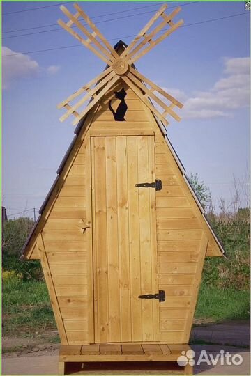 Дачный туалет с дельфином EXK