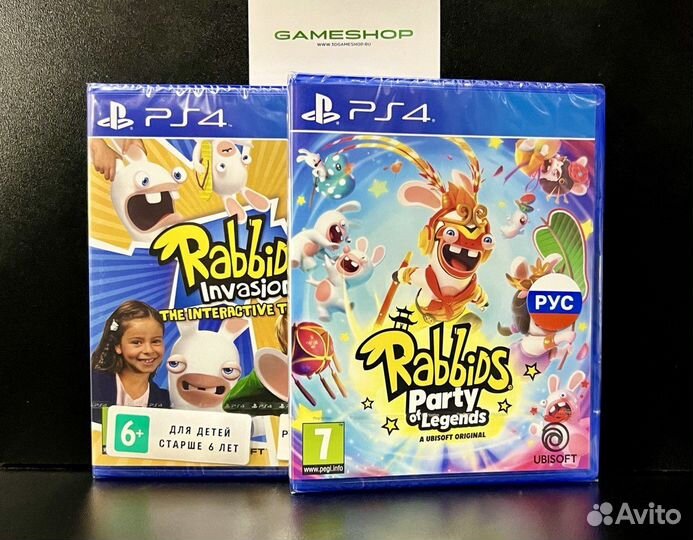 Rabbids Party of Legend PS4 русские субтитры