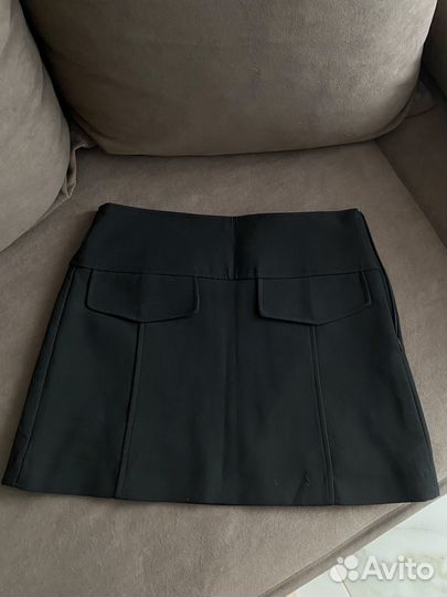 Черная юбка zara