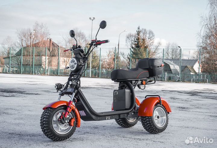 Электроскутер white siberia ikra 5000W