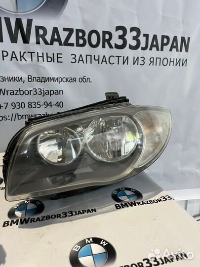 Фары галоген Bmw Е87 хэтчбэк N46B20 2008