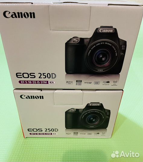 Canon Eos 250d kit 18-55mm is stm новый-гарантия