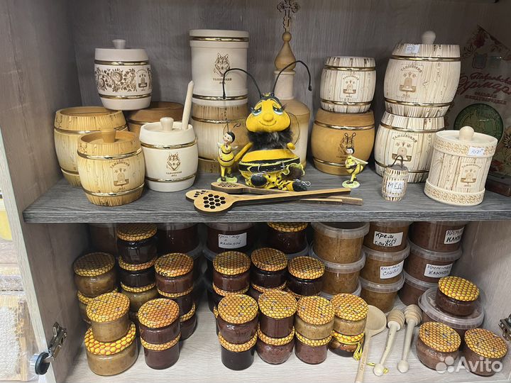 Сувенирный бочонок под мёд Тамбовский мёд