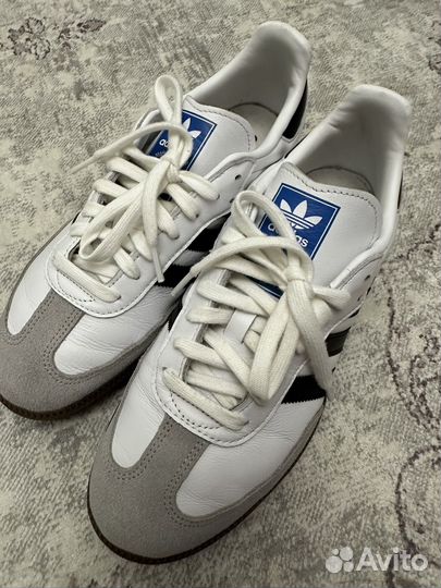 Кеды adidas samba og белые
