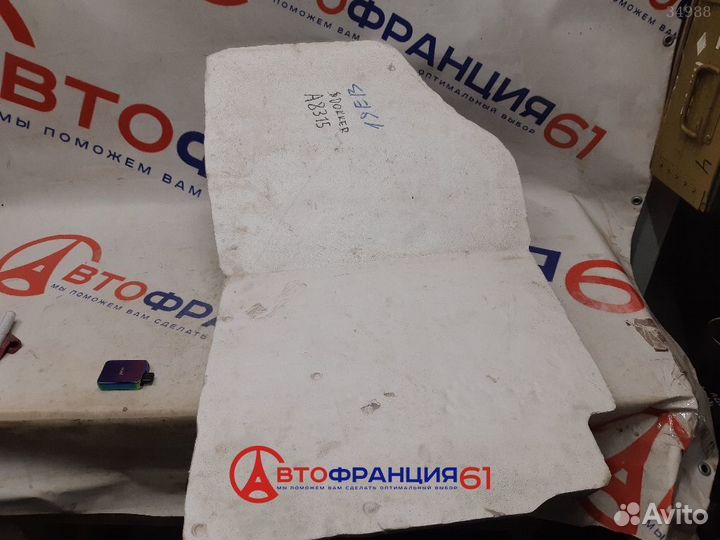 Пенопласт пола, 743A09281R renault dokker, 3034909