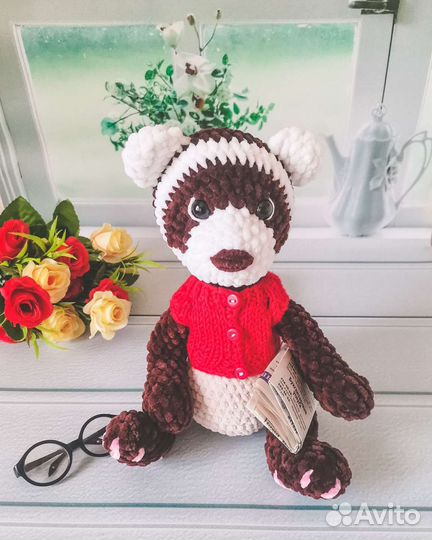 Мягкая плюшевая игрушка хорек