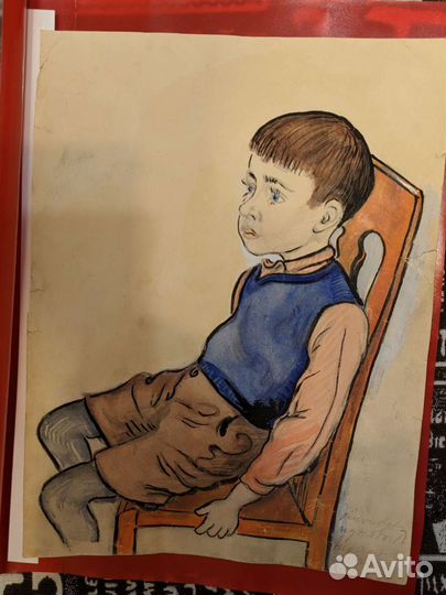 Портрет мальчика. 50е года