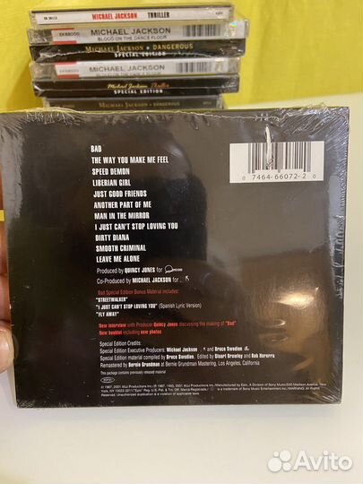 Michael Jackson новый BAD Джексон альбом CD диск