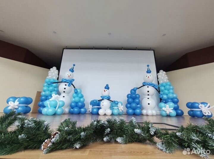 Оформление шарами, пневмоцветы