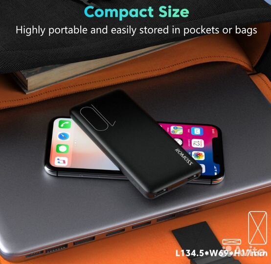 Внешний аккумулятор power bank Romoss