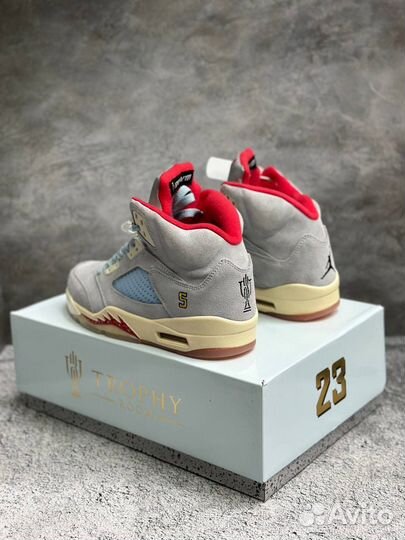 Кроссовки Air Jordan 5 Trophy Room Retro Ice Blue