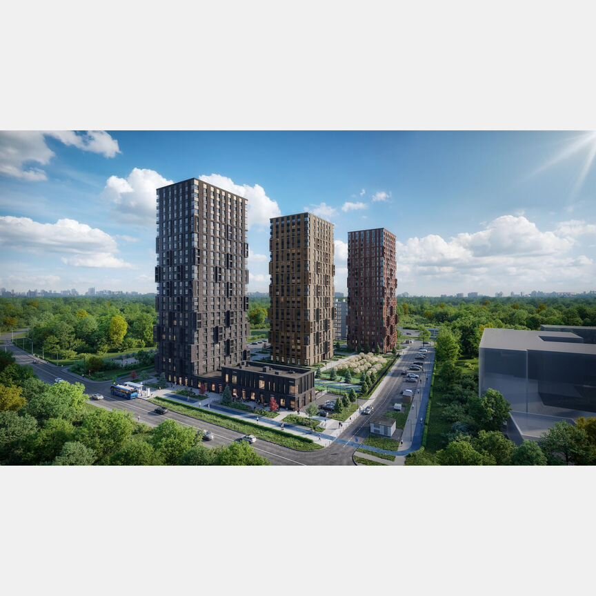 2-к. квартира, 55,8 м², 6/24 эт.