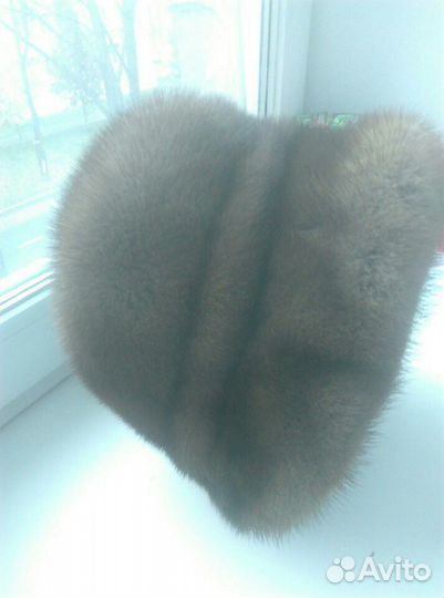 Винтаж. Норковая шапочка, раз. 56/57