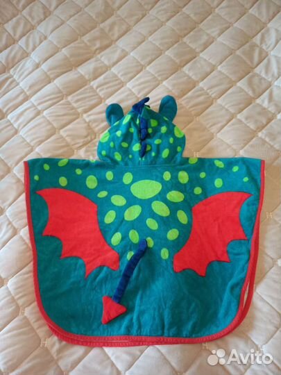 Полотенце пончо детское. Накидка