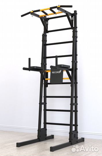 Напольная шведская стенка Рекорд R2 с турником