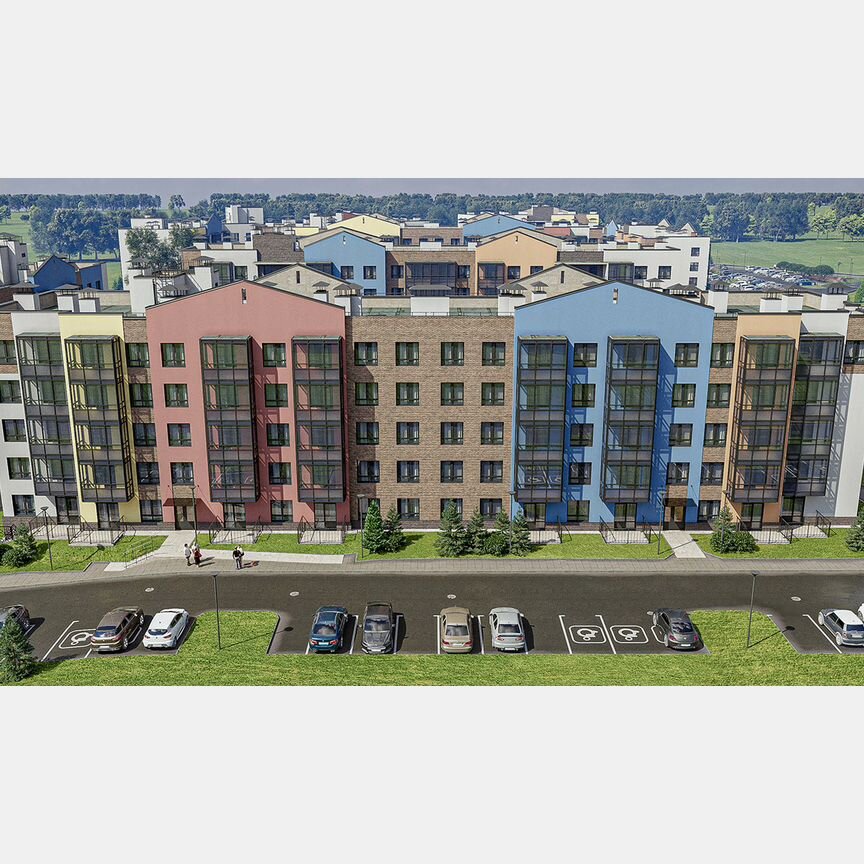 1-к. квартира, 39,4 м², 1/5 эт.
