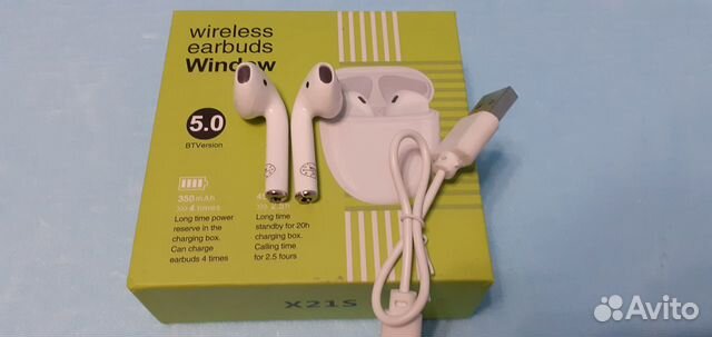 Airpods беспроводные наушники X21S Bluetooth 5.0