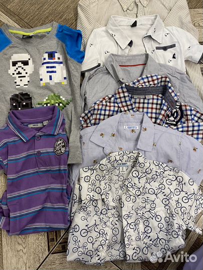Брендовые вещи пакетом на мальчика 6-7