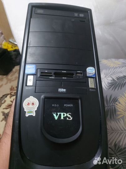 Материнская плата с процессором и памятью