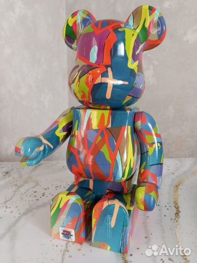 Игрушка bearbrick kaws 28cm, новый