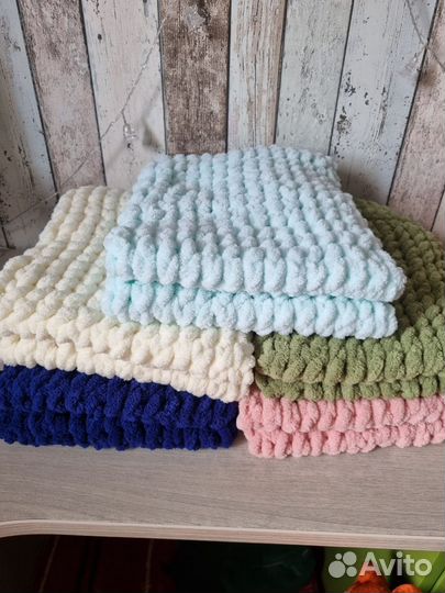 Детский плед - одеяло, ручная работа, новый