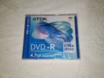 Диск (Болванка) TDK DVD-R 4,7Gb 16x