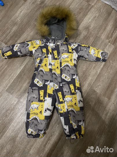 Зимний комбинезон для мальчика 80