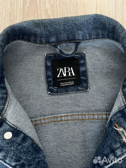 Джинсовая куртка zara, джинсовка мужская