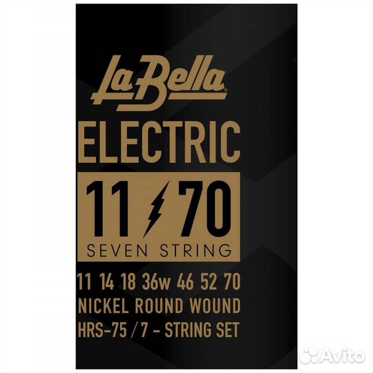 LA bella HRS-75 - Струны для 7 струнной электроги