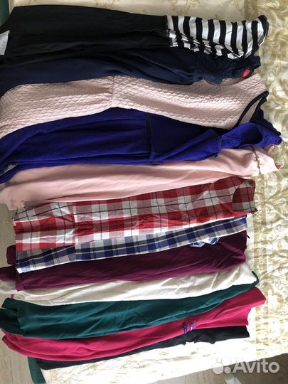 Вещи жен. пакетом водолазка/кардиган/платье 42-44