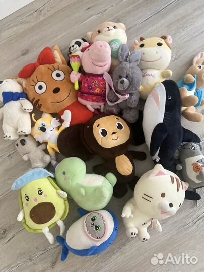 Большой пакет плюшевых игрушек