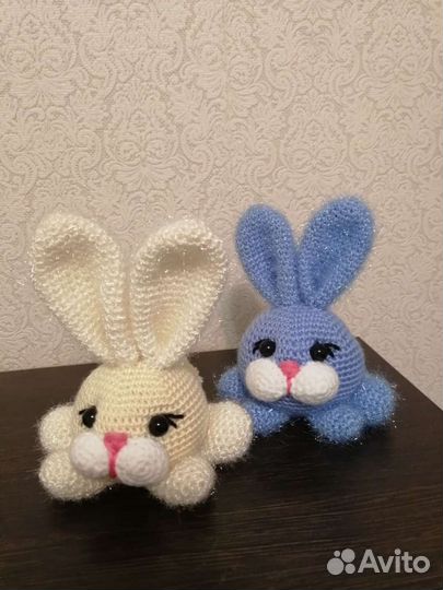 Мягкие вязаные игрушки