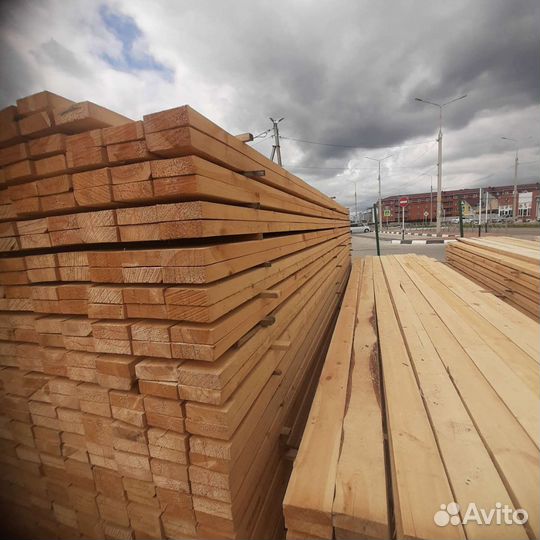 Доска обрезная стропила сосна