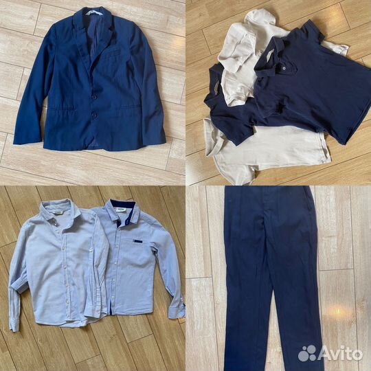 Пиджак hm, поло hm, рубашки, брюки