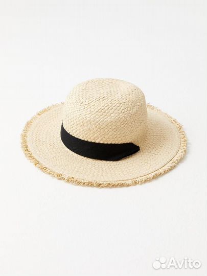 Женская летняя соломенная шляпа Sela с лентами