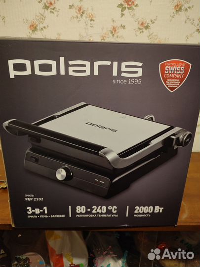 Электрогриль polaris