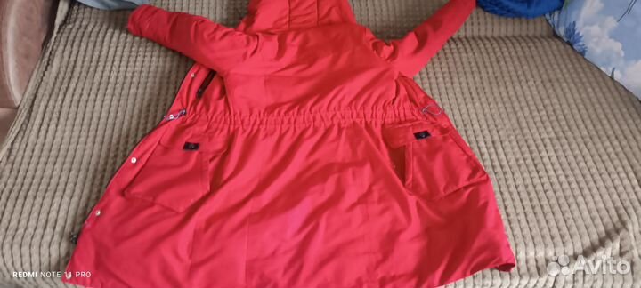 Пуховик для девочки рост 140