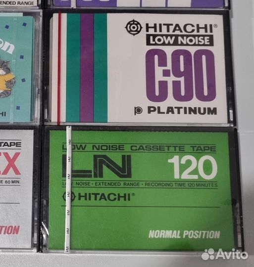 Аудиокассеты Hitachi 46/50/60/90/120 В коллекцию