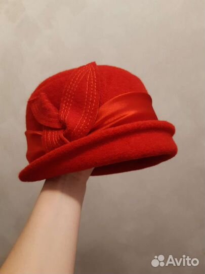 Шляпа фетровая женская