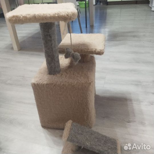 Когтеточка домик для кошки бу