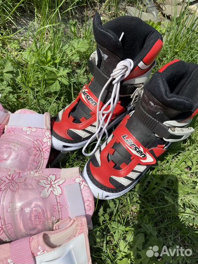 Роликовые коньки 35 38 детские