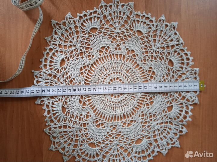 Ажурная салфетка ручная работа