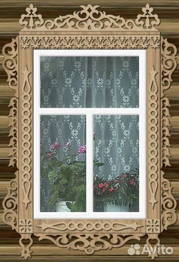Резная рама на окна зеркала