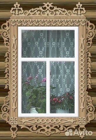Резная рама на окна зеркала