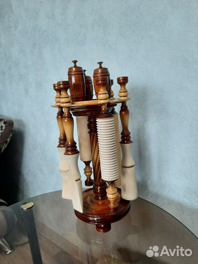 Набор из натурального дерева для кухни