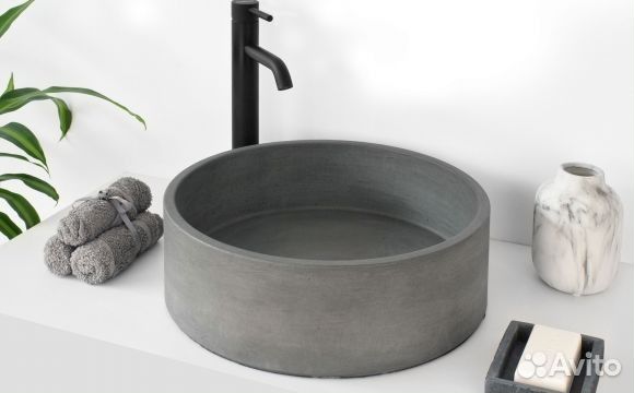 Раковина накладная из искусственного камня