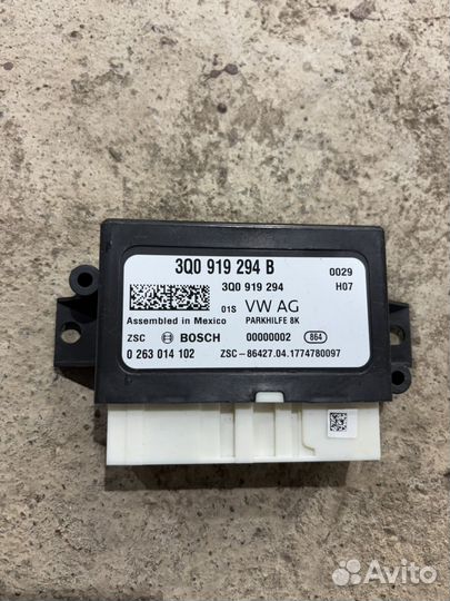 Блок парктроников volkswagen tiguan 2
