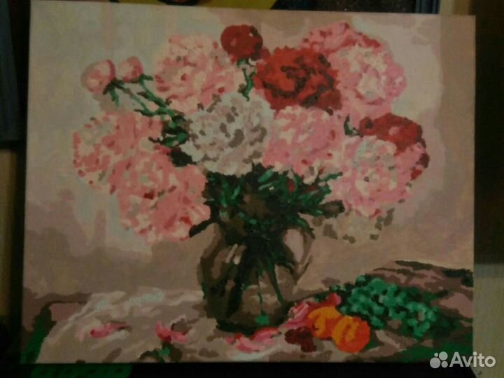 Картина масло холст Абстракция.Винтажные картины