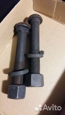 Болт М27 х160 с гайкой и шайбой-гровер