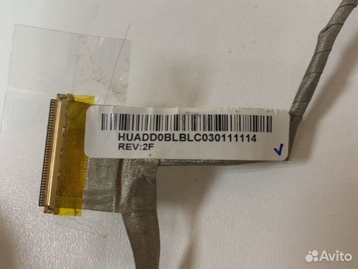 Шлейф матрицы ноутбука toshiba l755